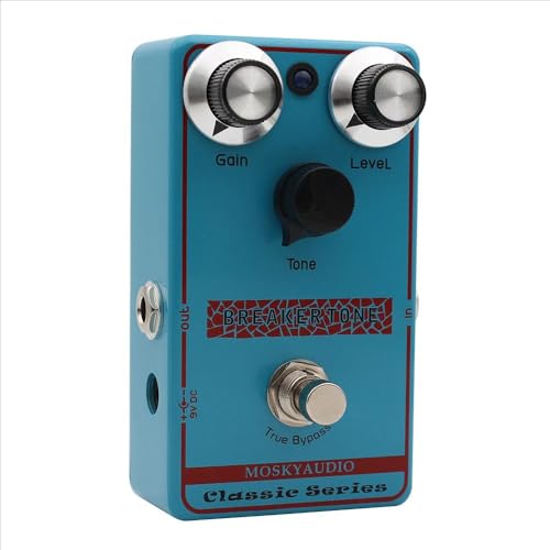 BREAKER TONE Classic Blues Low Gain Drive Distortion Overdrive Pedal de efecto de guitarra True Bypass Switching