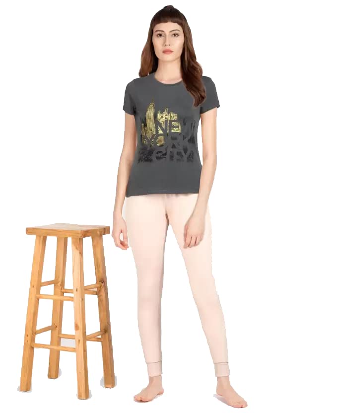 Image of Lyra Women's Cotton Regular Fit T-Shirt