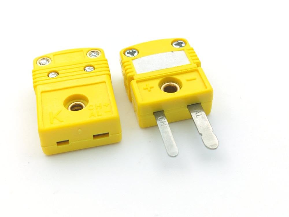 Wiring Connecting Terminals - 10set K Type Male+Female Mini Connectors Thermocouple Sensors Adapter