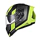 ORIGINE Integral-Helm Full-Face Motorrad-Helm ECE mit Visier (Advanced Fluo Yellow-blk MATT, M)