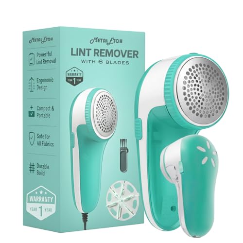 Lint Remover for Clothes with 6 Blades, Lint Roller for Clothes | RUA Remover Machine | 1 Year Warra...