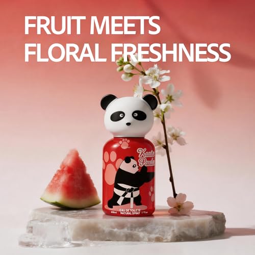 Image of AFLUXE Karate Panda Kids Eau de Toilette for Men, Bright Fruity Sweet Light Scent, Gentle Fresh Fragrance for Kids, 1.7 fl oz (50 ml)