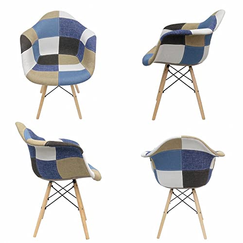 Amazon｜【WNJAPAN】イームズ チェア パッチワーク Eames アームシェル