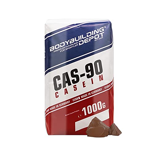 Bodybuilding Depot - Casein Protein 1kg - Schoko | umweltfreundlich in Papier verpackt