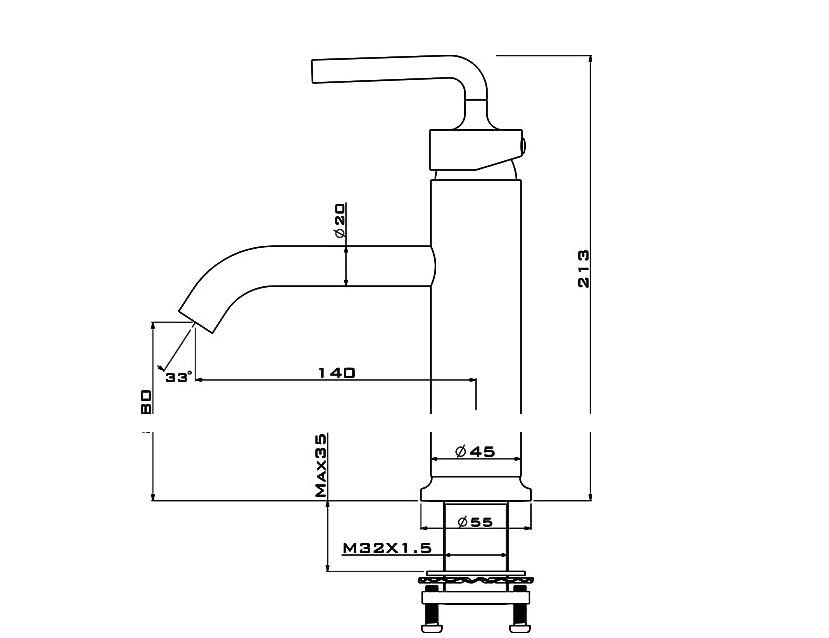 Mitigeur de lavabo ergonomique pour simplifier la routine de la salle de bain - 5