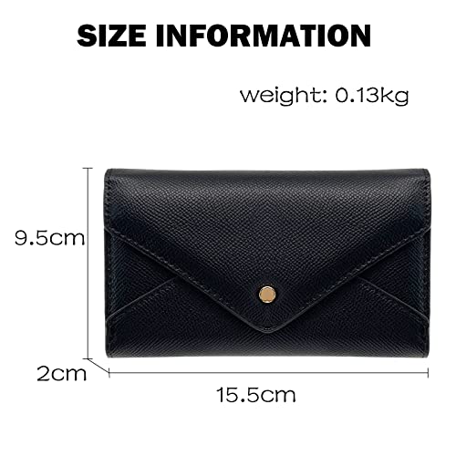 Small Wallet Women Leather Card Holder Wallet for Women Coin Purse with 8 Card Slots3