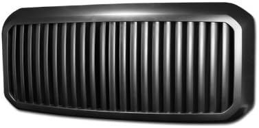 S & T RACING INC BLK Vertical Front Hood Bumper Grill Grille ABS Compatible with 11-14 F250 F350 Super Duty