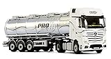 mercedes benz actros gigaspace interior LKW im Maßstab 1:50 WSI für MB Actros MP4 Giga Space 4x2 Tank Trailer 3 Achsen 1/50 Druckguss Modell Fertig-LKW