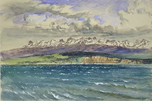Tableau Après-midi de printemps John Ruskin | Impression d'art murale vintage 60x90cm