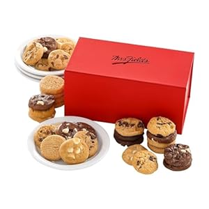 Mrs. Fields Nibblers Crimson Cookie Box, Assorted Flavors, 32 Oz. (ST21EVBOXL036)
