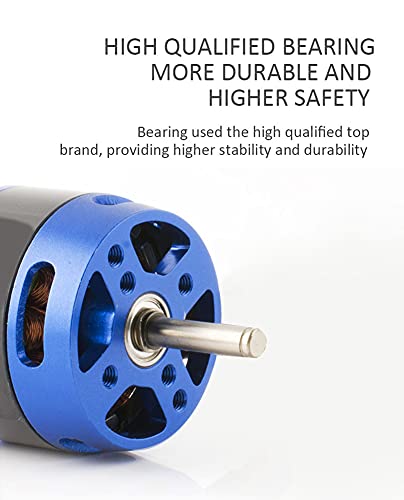 Image of Hobbyhh D3536 1100kv RC Brushless Motor Power 450W with 3.5mm Banana Head for DIY RC Glider Aircraft Plane and UAV