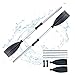 Tuimiyisou Kayak Paddle 2Pcs 126cm Aluminum Alloy Detachable Adjustable Portable Canoe Paddle Thicken Lightweight Kayak Paddles 2 Pack for Inflatable Boat Oar Paddles