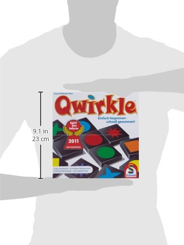 Schmidt Spiele 49311 Qwirkle, Spiel des Jahres 2011, Familienspiel, FFP Artikel