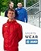 JAKO Unisex Allwetterjacke Team 2.0, rot, L