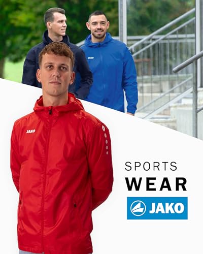 JAKO Kinder Allwetterjacke Team 2.0, rot, 152