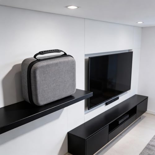 Funda transportable para proyectores XGIMI MoGo 4 y Play6, bolsa de almacenamiento a prueba de golpes con asa para uso al aire libre, gris, 24 x 19 x 11 cm, 1 unidad miniatura 6