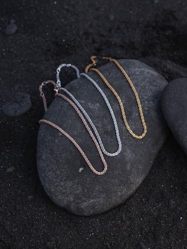 Collana Lava Purelei – A Y Con Ciondoli Regolabili – Placcata Oro 18K, Oro Rosa O Argento – Regolabile 40-45 Cm - 4