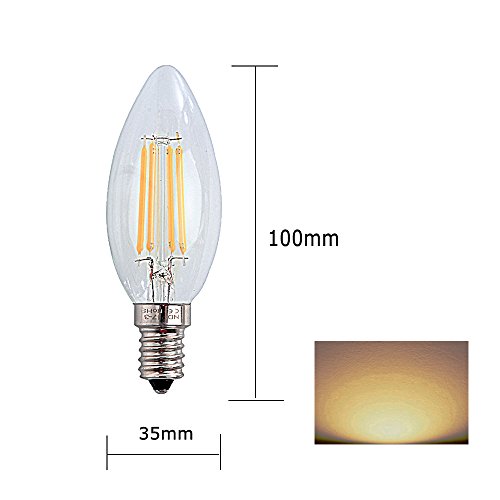 OUGEER 8 Pezzi Lampadina LED E14 Candela