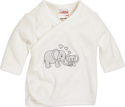 Schnizler Baby-Unisex Flügelhemd Nicki Elefant Hemd, Beige (Natur 2), 56
