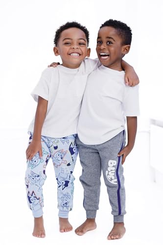 Bluey Fleece 2 Pack Jogger Pants Toddler to Big Kid Sizes (2T - 10-12)2