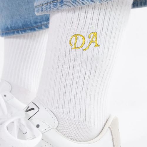 Noni Custom Embroidered socks for men,Groomsmen Socks Personalized, Groomsmen Proposal Gifts, Wedding Groomsmen gifts personalized, Custom Socks, gift for Christmas2