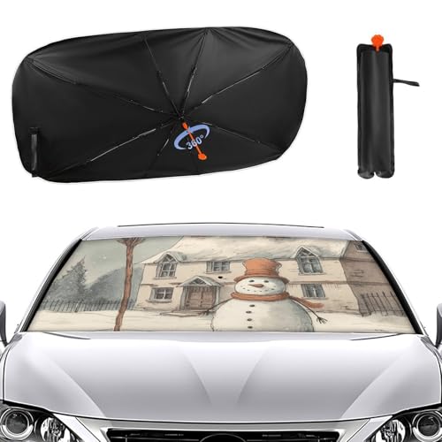 Pare-soleil de voiture parapluie pliable bloquant les rayons UV pour auto
