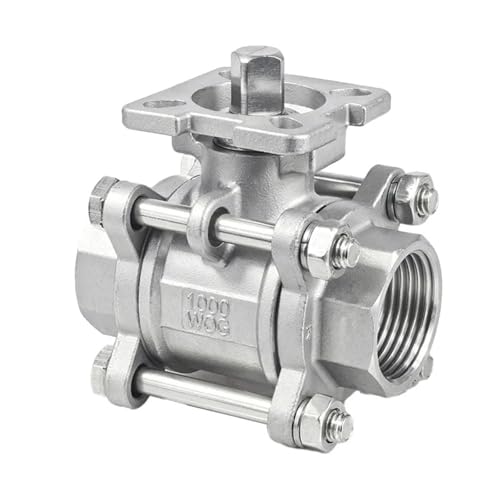 Válvula de conmutación de plataforma neumática de acero inoxidable 304 DN8 de rosca interna 2