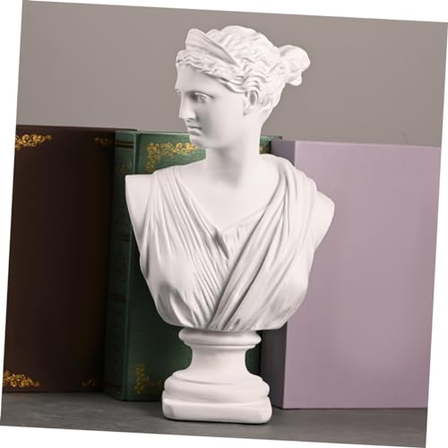 Statue de buste en résine pour décorer un bureau ou une bibliothèque - 5