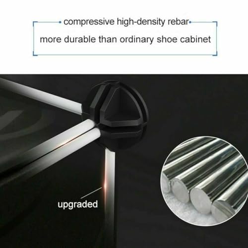 Image of Plastic Cupboard for Storage -2 Pack Multipurpose Stackable Cabinet Drawer, Foldable Wardrobe Organizer for Clothes, Kitchen Storage Cabinet, Modular Drawer Almirah (2-Tier)