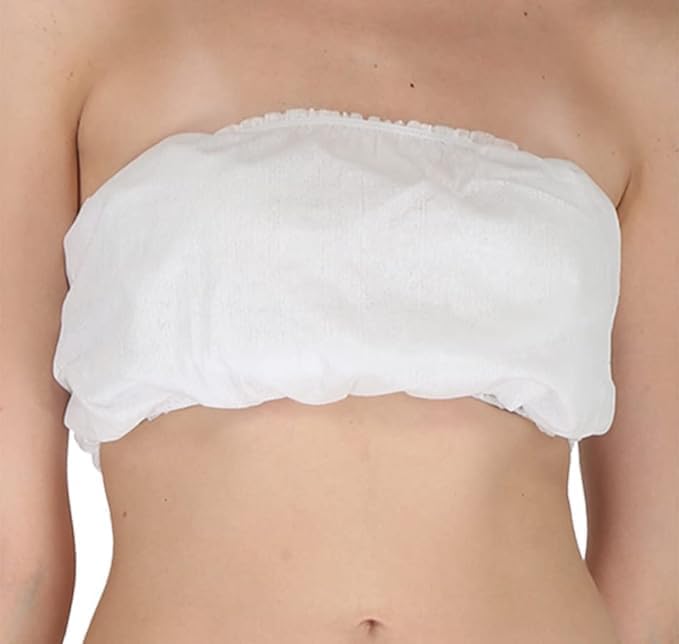 Disposable Underwear Bra for Women - Perfect for Maternity Massage Centre Beauty Parlour Hospitals Hotels and Waxing Salons (20 PCS, Colour: White)