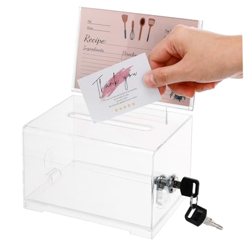 suggestion boxes acrylic