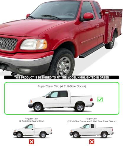 Estribos Tuxtreme para Ford F150 2001-2003 SuperCrew Cab miniatura 2