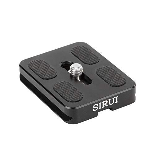 Plaque amovible Sirui AM-E50 compatible Arca Swiss en voyage