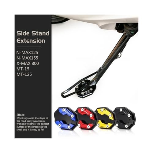 Coussin Support Plaque Extension de Béquille Latérale Moto XMAX - 3