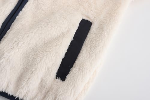 Image of Boys Girls Soft Fleece Sherpa Full-zip Jacket