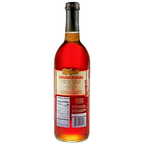 Bg Reynolds Natural Tiki Cocktail Cane Syrup, Cinnamon, 750 Ml, No Preservatives #TOP1