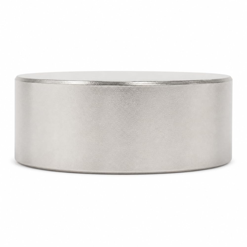 5 Stück Neodym Magnete Stark 50x20 mm N38 – Scheibenmagnete Extra Stark, ca. 65 kg Haftkraft – Werkstatt, Industrie & Montage – Top Magnesy