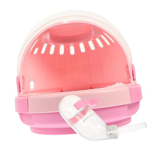 HOUDERCO Small Pet Carrier Sturdy Hamster Travel Box for Mice Guinea Pigs and Ferrets Easy to Clean Portable Design for Safe for Travel and Transportation