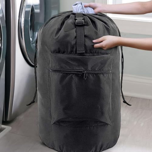 Mochila de lavandería portátil y ligera para ropa de campus universitario 5