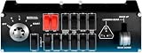 Logitech G Saitek Flight Switch Panel, Controller Interruttori di Simulazione Pofessionale ‎Pannello di Volo, Indicatori LED, Selettore Magnetico 5 Posizioni, Controllo ‎Realistico Carrello, PC - Nero