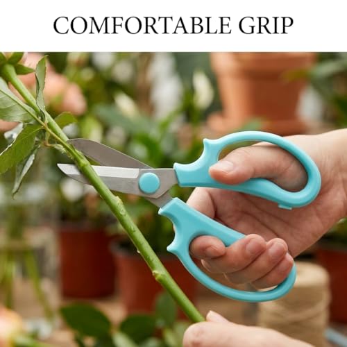 Tijeras para jardinería color azul miniatura 4