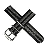 Kwik Change Nylon Watch Bands by BluShark Bond Watch Strap 22mm L/XL Length