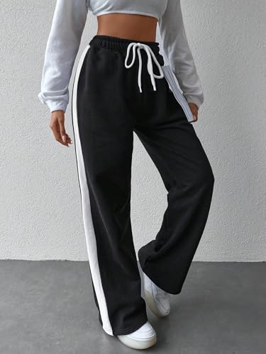 Image of dockstreet Women's /Unisex ONESOPEN Bottom Drawstring Pure Cotton Stretchable Baggy Jogger Pants
