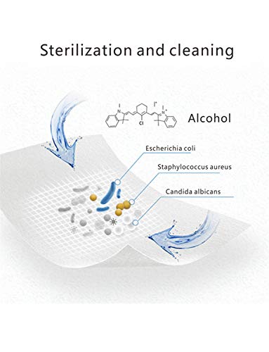 Alcohol Wet Wipes Disinfectant Wipes Portable Hand Alcohol Wipes Towel Disposable Wash Sterilization Disinfection Wipes for Antiseptic Skin Cleaning Care for Home Office Car Indoor - Thumbnail 3