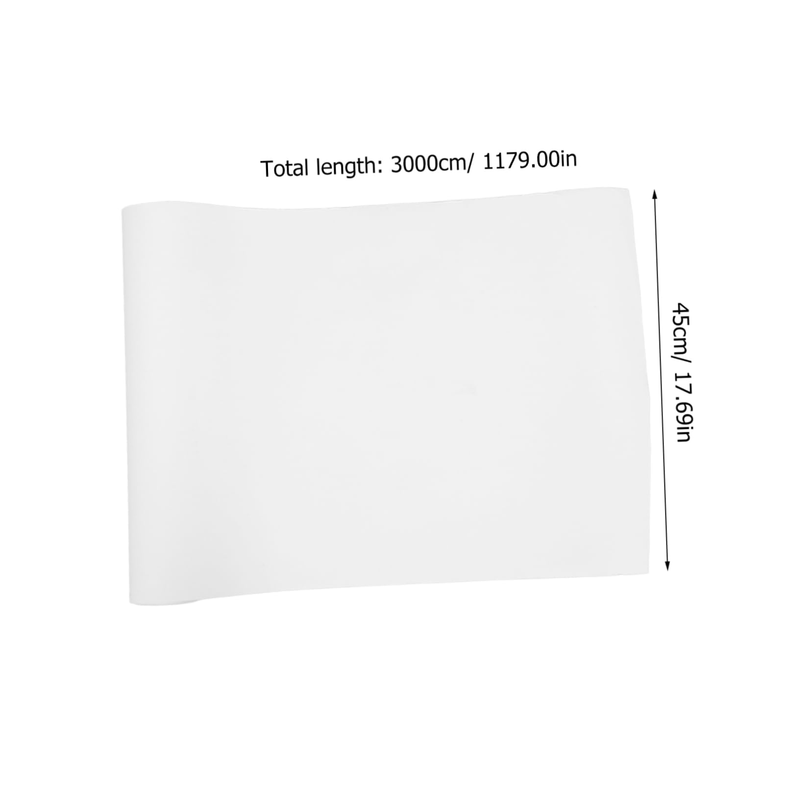 Rollo de Papel Kraft Blanco para Embalaje y Dibujo Infantil
