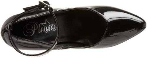 Pleaser Pink Label Women's Dre431/b Dress Pump, Black Patent, 15 M US | Image 4