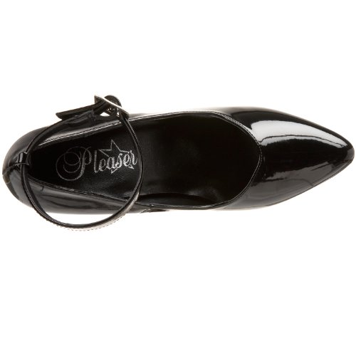Pleaser Pink Label Women's Dre431/B Dress Pump, Black Patent, 14 M Us #TOP4