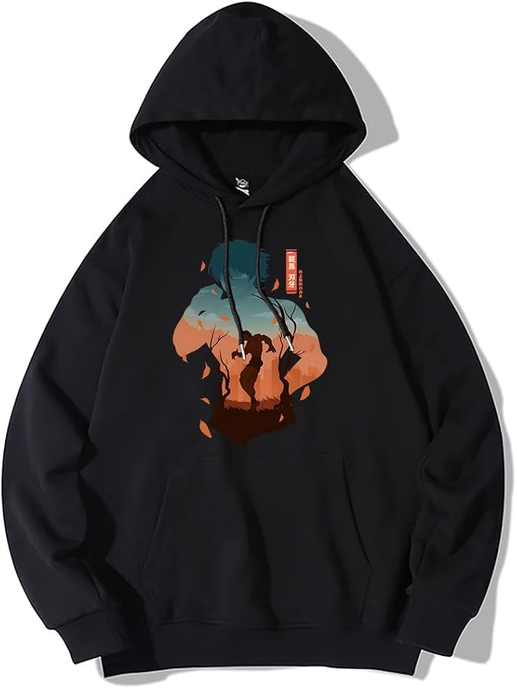 FEMBOY Baki Hanma - Sudadera con capucha de anime manga Baki Hanma The Grappler estampada unisex