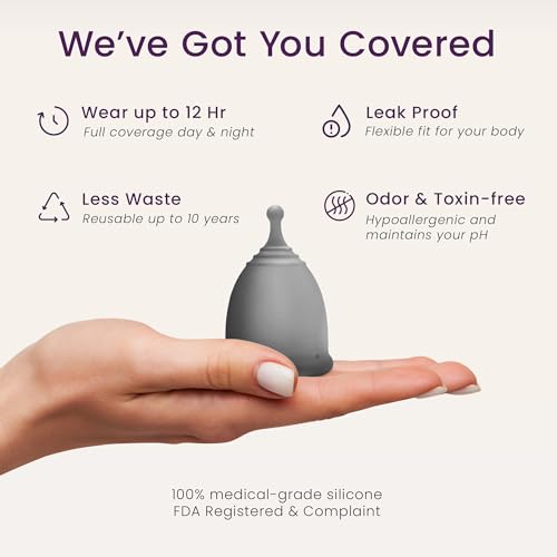 EcoBlossom Menstrual Cup Case and Sterilizer - Reusable Silicone Sterilizing Holder - Cleaner Period for You and Your Disc or Cup - Image 3