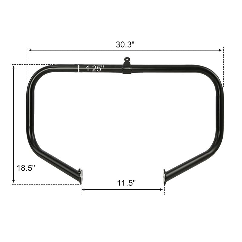 Motorcycle bumper engine guard pour Touring de 1997 à 2024 - 5